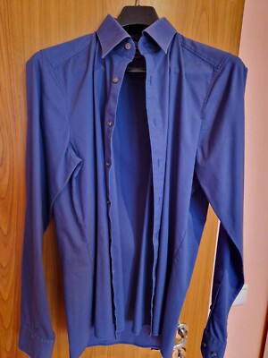 Manguum Herren Hemd 39 body fit violett