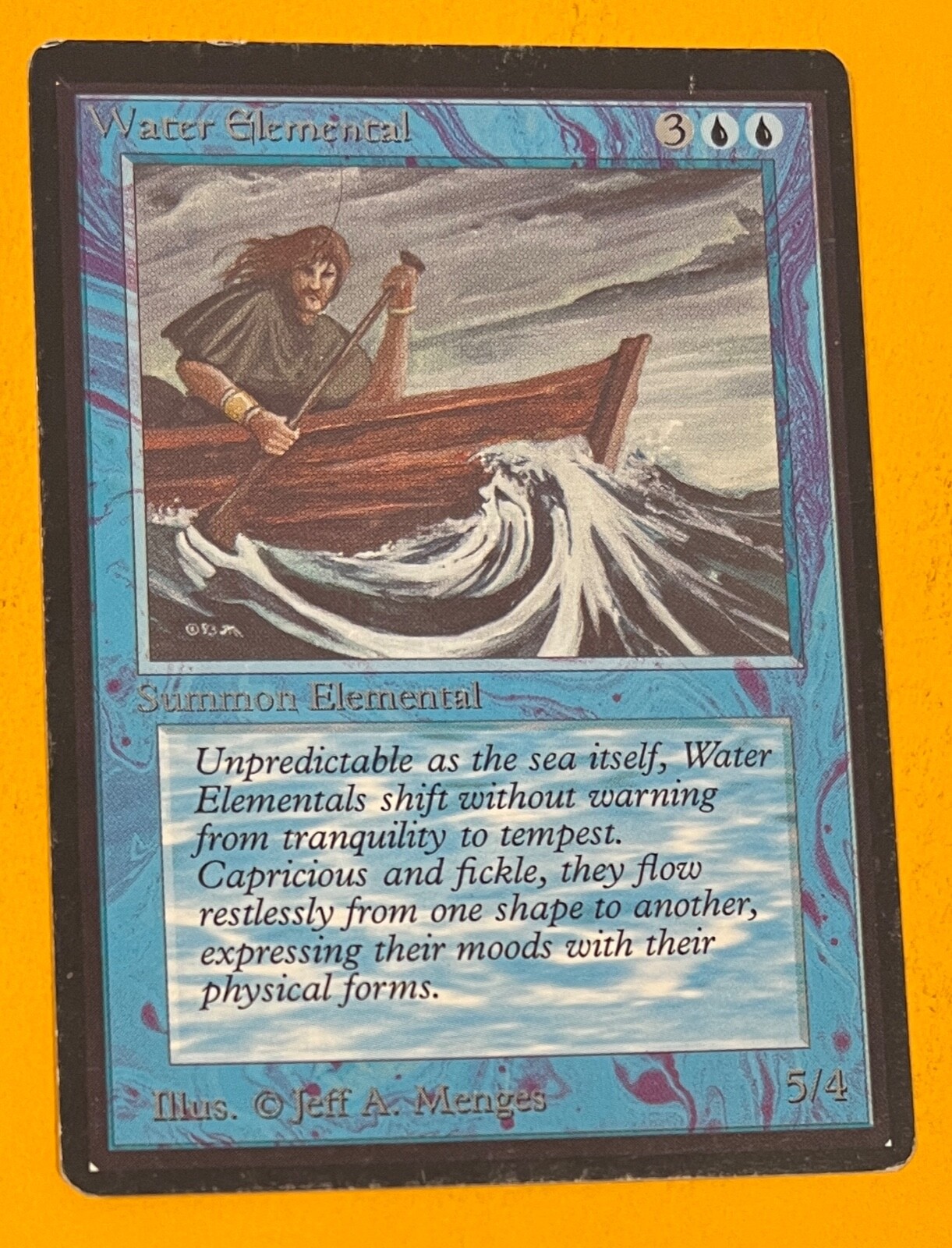 MTG WATER ELEMENTAL Beta (OldManMTG 007-008)
