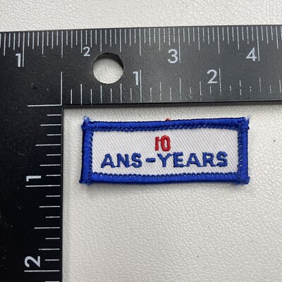 10 ANS-YEARS Tab Patch 20E9