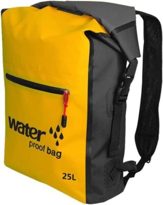 Kabinga Unisex Rucksack Wanderrucksack D25 Outdoortasche, Gelb, 25L, 46x32x16 cm