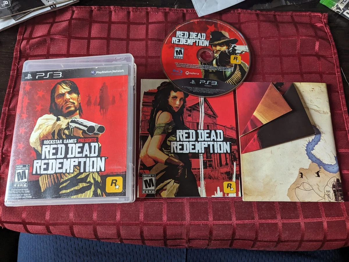 Red Dead Redemption Standard Sony PlayStation 3 Complete With Map