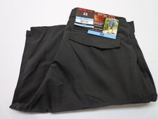 Iron Co Stretch Performance Hybrid Cargo Shorts Black Soot Size 32