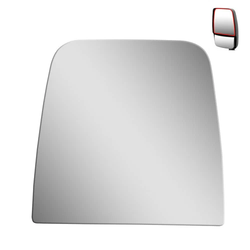 Upper Mirror Glass Replace For 2003-2007 GMC Savana 1500 Passenger Side RH Flat