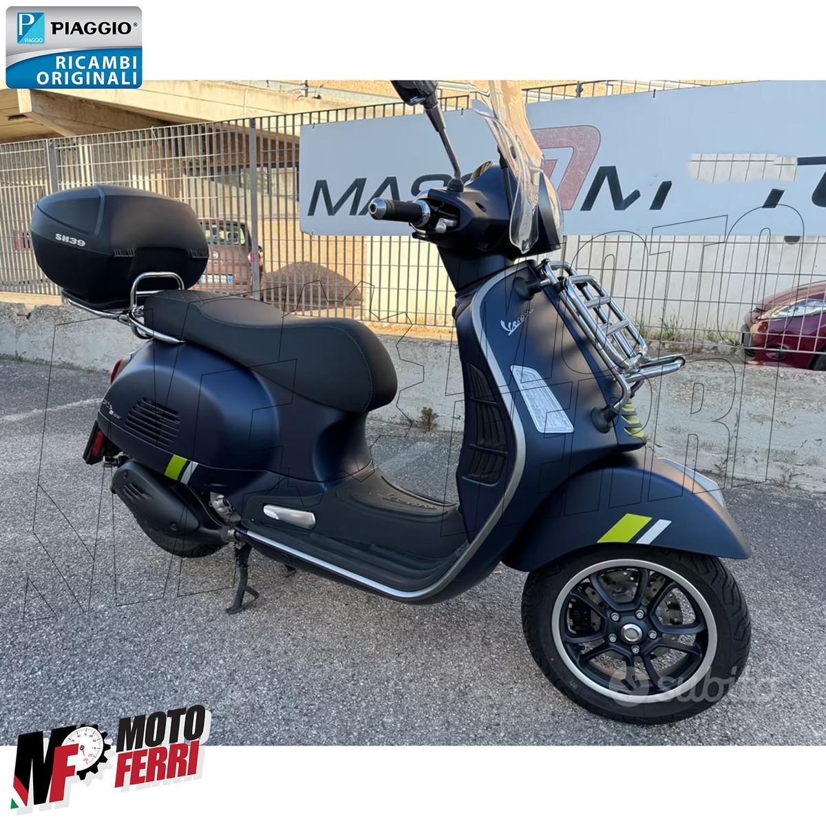 MF7166 Portapacchi Anteriore Cromato Originale Vespa GTS 125 300 HPE  (2019/2024)