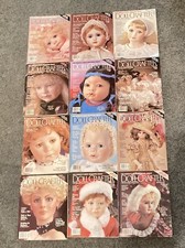 1992 Doll Crafter Magazines-Complete Year 12 magazines w/ pull out doll patterns