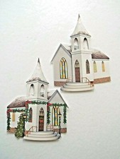 3D - U Pick - HS2 Houses Churches Scrapbook Card Embellishment