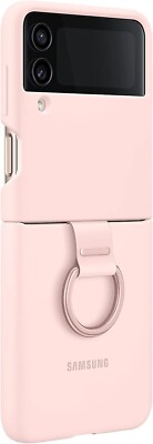 NEW SAMSUNG Galaxy Z Flip 4 Silicone Cover with w/ Ring, Bold Style Matte Finish