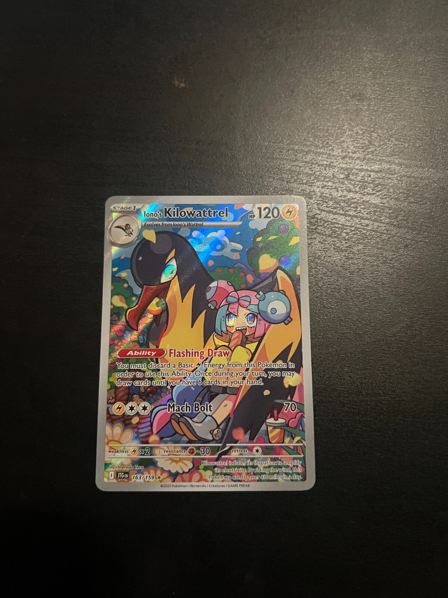 Iono's Kilowattrel 163/159 Sv09: Journey Together Holo