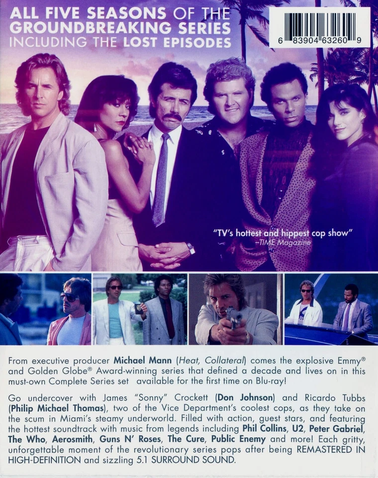 Miami Vice: The Complete TV Series Collection Box Set | New | Sealed | Blu-ray - Image 2 of 3