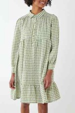 NOVA OF LONDON LADIES TIERED SHIRT GINGHAM DRESS NEW (ref 304) SALE