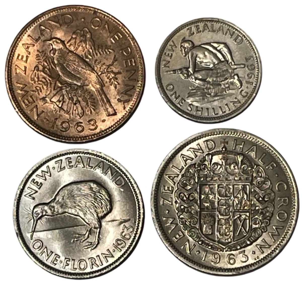 铜镍1963 新西兰硬币| eBay