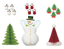 Christmas Honeycomb Decorations