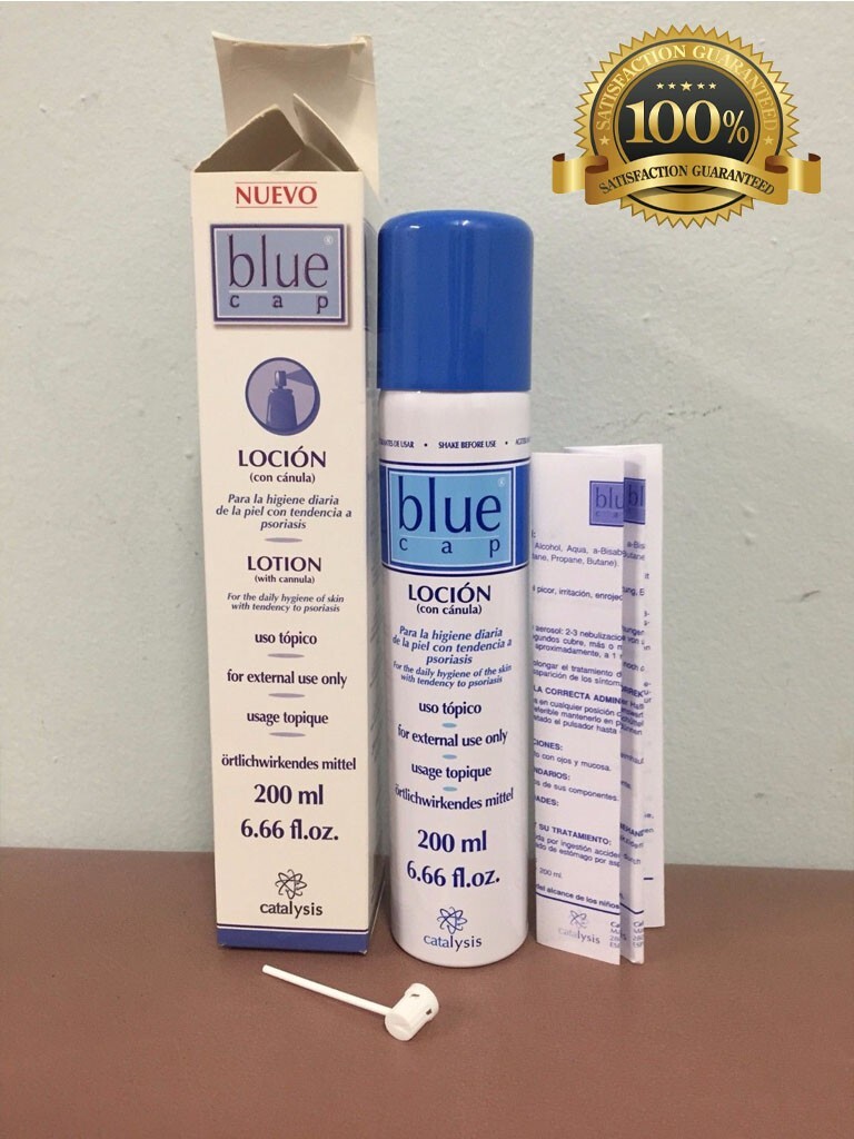 Blue Cap Spray 200ml Psoriasis Eczema Seborrhea Bluecap Exp2030