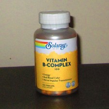 Solaray Vitamin B-Complex 100 mg-100 vegCaps