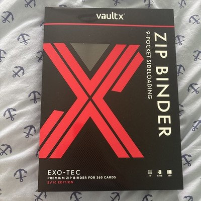 Vault X Exo-Tec Zip Binder SV10 9 Pocket First Edition: Pokemon Destined Rivals