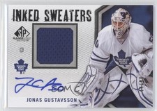 2010 SP Game Used Edition Inked Sweaters 44/50 Jonas Gustavsson #IS-GU Auto 2u9