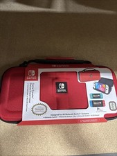 RDS Industries - Game Traveler Deluxe Travel Case for Nintendo Switch - Red