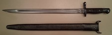 Original WW1 WW2 US M1917 Winchester Bayonet and Proper Leather Scabbard   #3