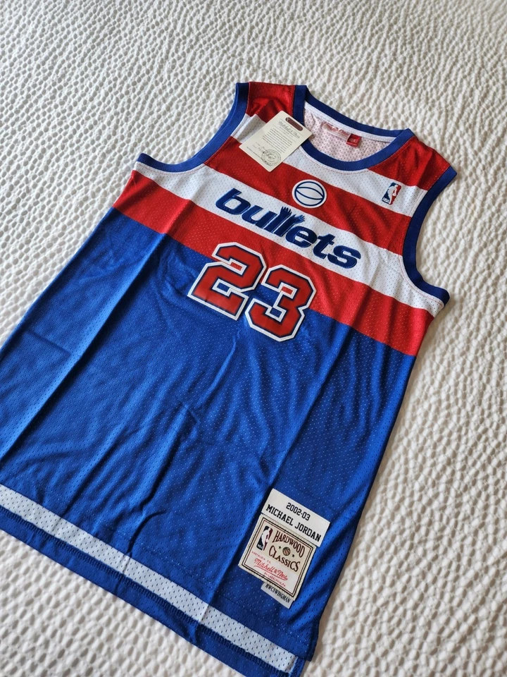 Mitchell & Ness 🔥 Michael Jordan 🔥 #23 Bullets 2002-03 Retro Jersey Men's XL - Image 4 of 4