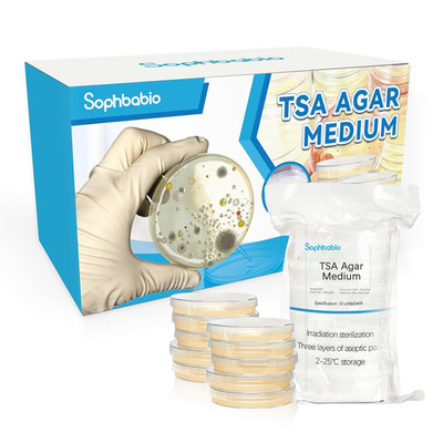 Tryptic Soy Agar (TSA) Agar Plates   10 Sterile Plates/Pack | Tryptic Soy Agar P