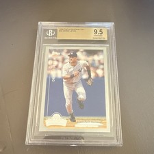 Topps Derek Jeter Yankees 1999 Opening Day Base #48 BGS 9.5 Graded