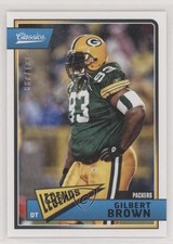 2018 Panini Classics Legends Red Back 121/299 Gilbert Brown #132 fm0