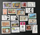 Lot of 20 French Stamps Various Years - Stamps Briefmarken - M127