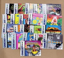 Nintendo Game Boy GBC GBA Manual Lote Zelda Kirby Advance Wars 2 40+ Manuales