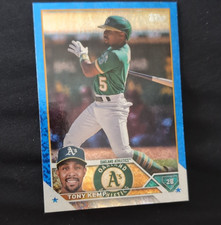 Topps 2023 Series 2 Tony Kemp Oakland Athletics #503 Blue Foil 387/999