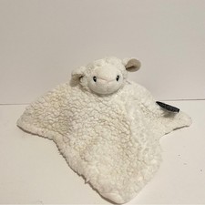 LITTLE Miracles Baby Lamb Lovey Security Blanket White Sherpa Sheep Costco Toy
