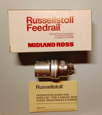 Russell Stoll Ever-Lok  8013U2 Plug 2W3P 15A-250V #22780B