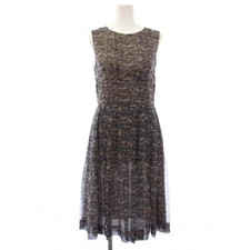 Chanel Sleeveless Silk Knee Length Dress 34 Multicolor