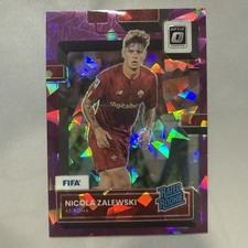 2022-23 Panini Donruss Optic Rated Rookie Nicola Zalewski #194 Purple Ice #/99