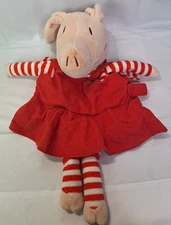 Zoobies Olivia Pajama Bag Zippered Plush Soft Stuffed Animal 18" Bag Toy