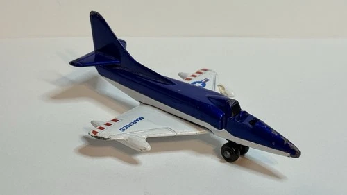 Vintage Matchbox Lesney Blue Sky Buster SB-12 Skyhawk A-4F Jet 1973 USA Marines