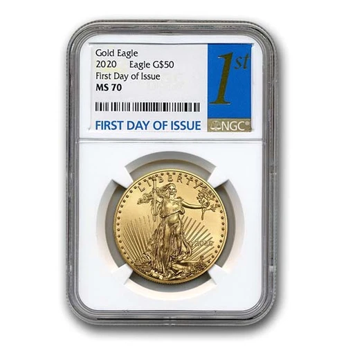 2020 1 oz American Gold Eagle MS-70 NGC (First Day of Issue)
