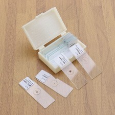 10 PCS/Set Prepared Sample Slides Biology Microscope Specimens with