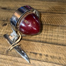 Vintage Oem Yankee Tri Bar Mirror Light 390 Red Lens Turn Signal Chevy Ford