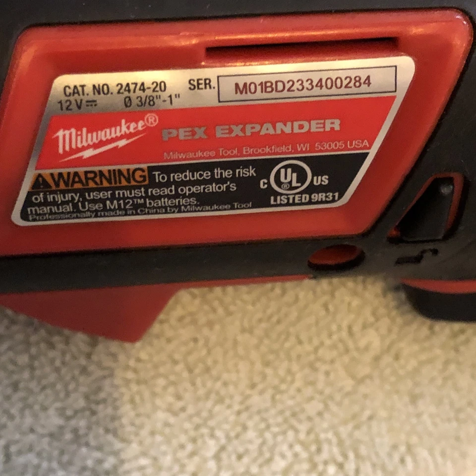 Milwaukee 2474-20 M12 12-Volt PEX Expansion Tool Kit NO CASE - Image 4 of 4