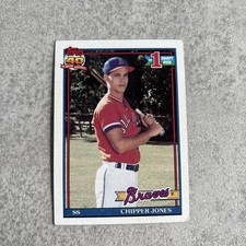 1991 Topps Chipper Jones #333 Rookie Atlanta Braves
