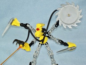 Lego Hero Factory 6229  XT4 - Complete Bionicle Figure with All Weapons + Manual