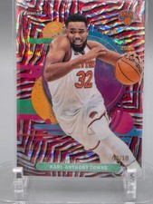 2025-26 Topps Finest Karl-Anthony Towns Uncommon Red/Black /10 Knicks