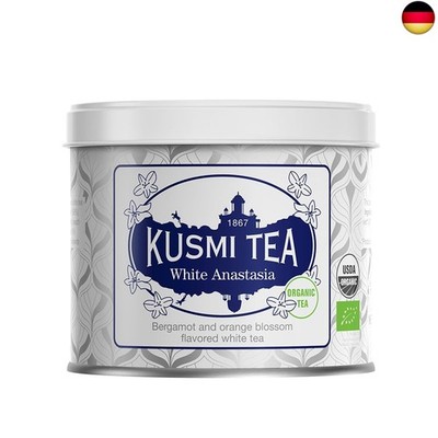 Kusmi Tea - White Anastasia - Weißer Tee Bio mit Bergamotte, Orangenblüten und Z