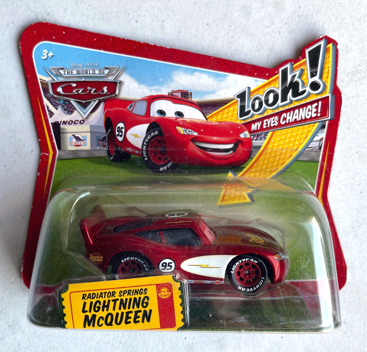 Disney Pixar Cars RADIATOR SPRINGS LIGHTNING MCQUEEN LOOK MY EYES