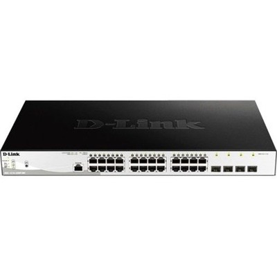 D-Link DGS-1210-28MP 24-Port Gigabit Smart Managed PoE Switch