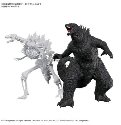 ゴジラ骨格 GODZILLA SKELETON キャストキット 未組立 希少絶版 Godzilla X Kong The New Empire 2024 Godzilla Skeleton Model Kit