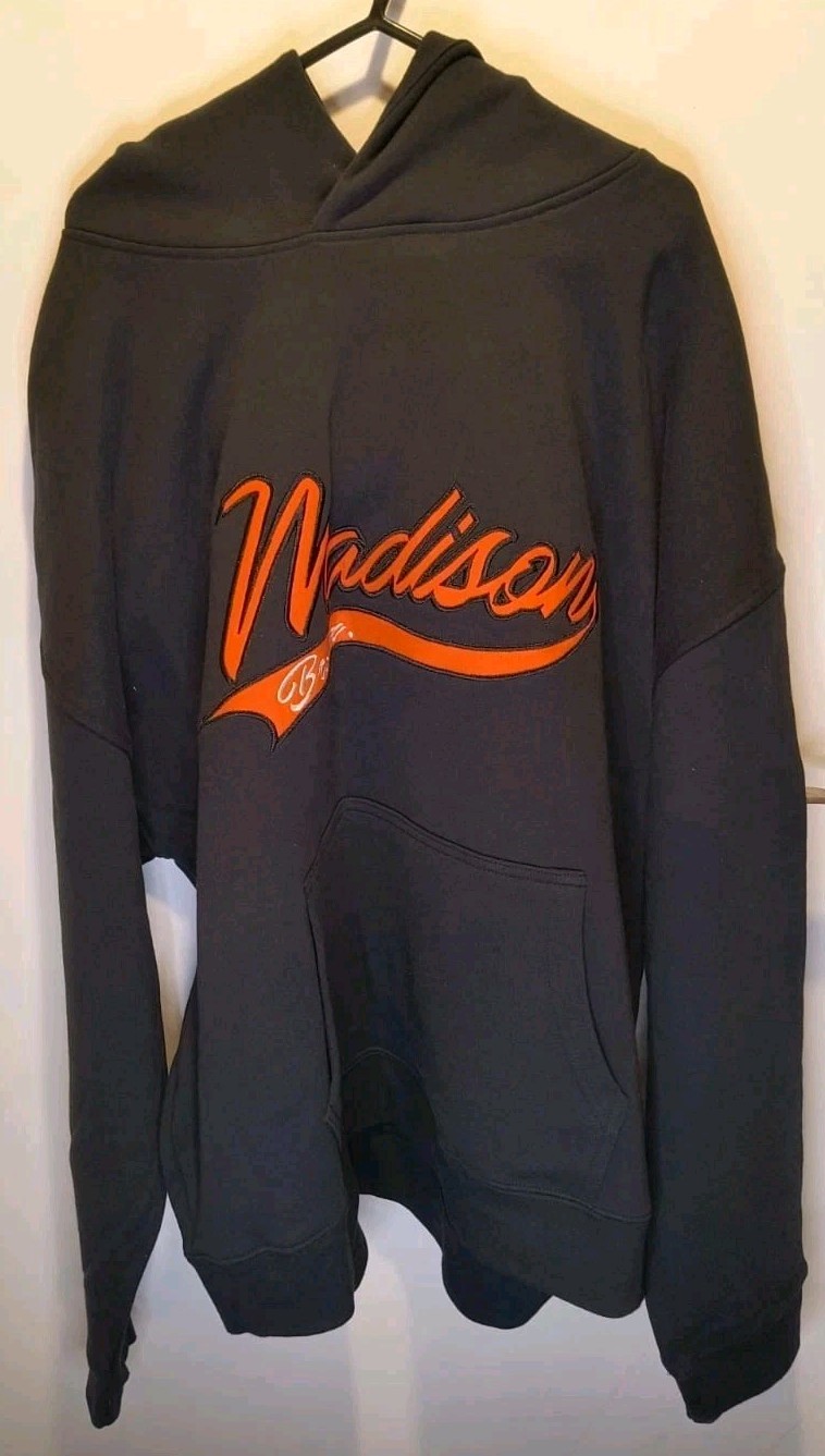 Madison Barclay New York (Bronx) Stadium Hoodie In Black Size Medium