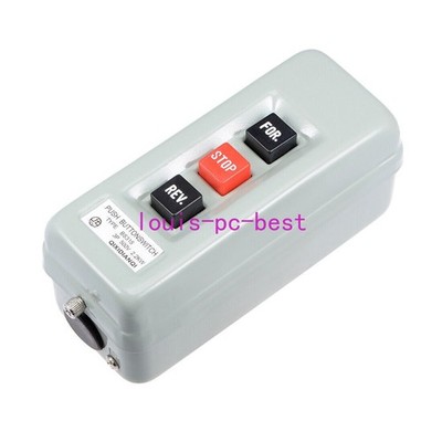 Self Locking Forward Stop Reverse Pushbutton Push Button Station 15A 2.2KW