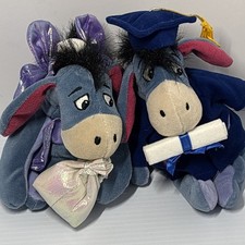 Eeyore Plush Lot Diploma Graduation Sugar Winnie The Pooh Disney Bundle Cute