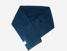 Performance Apparel Men's Black Fleece Scarf Wide Warm Lightweight Quick Drying